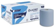 Kéztörlő, tekercses, 2 rétegű, LUCART "Strong Blue 155 ID", kék, (6 tek)