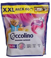 Mosókapszula, 60 db, COCCOLINO "3in1 Color", (60 db)