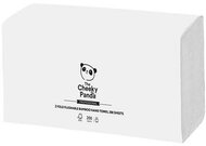 Kéztörlő, bambusz, Z hajtogatott, 2 rétegű, 200 lap, 21,8x22,4 cm, CHEEKY PANDA, fehér, (15 csom)