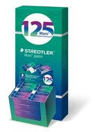 Radír display, STAEDTLER "Mars® Plastic 526, 125 years", kék-zöld-lila, (40 db)