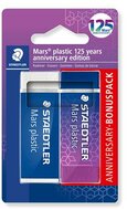 Radír, STAEDTLER "Mars® Plastic 526, 125 years", kék-lila, (2 db)