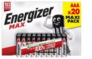 Elem, AAA mikro, 20 db, ENERGIZER "Max", (20 db)