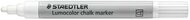 Krétamarker, 2,4 mm, kúpos, STAEDTLER "Lumocolor® 344", fehér