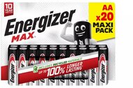 Elem, AA ceruza, 20 db, ENERGIZER "Max", (20 db)