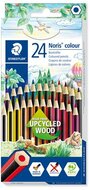 Színes ceruza készlet, hatszögletű, STAEDTLER "Noris Colour 185", 24 különböző szín, (24 db)
