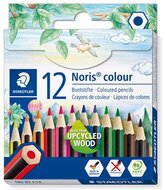 Színes ceruza készlet, hatszögletű, félhosszú, STAEDTLER "Noris Colour 185", 12 különböző szín, (12 db)