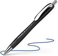 Golyóstoll, 0,7 mm, nyomógombos, SCHNEIDER "Slider Rave XB", fekete, kék