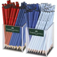 Grafitceruza display, B, háromszögletű, FABER-CASTELL "Grip 2001", vegyes, (144 db)