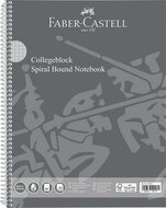 Spirálfüzet, A4, kockás, 80 lap, perforált, lyukasztott, FABER-CASTELL