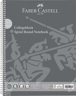 Spirálfüzet, A4, vonalas, 80 lap, perforált, lyukasztott, FABER-CASTELL