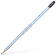 Grafitceruza radírral, B, háromszögletű, FABER-CASTELL "Grip 2001", égkék