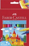 Filctoll készlet, FABER-CASTELL, 24 különböző szín "Castle", (24 db)