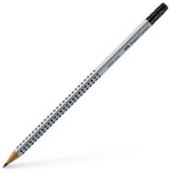Grafitceruza radírral, B, háromszögletű, FABER-CASTELL "Grip 2001"