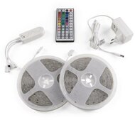 LED szalag, 2x5m, 300 LED, 22W, RGB, AVIDE, (2 db)