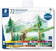 Színes ceruza készlet, hatszögletű, fémdobozos, STAEDTLER "146 C", 72 különböző szín, (72 db)
