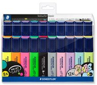 Szövegkiemelő készlet, 1-5 mm, STAEDTLER "Textsurfer Classic 364 WP20", 20 különböző szín, (20 db)
