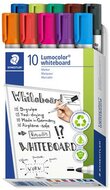 Táblamarker készlet, 2 mm, kúpos, STAEDTLER "Lumocolor® 351", 10 különböző szín, (10 db)
