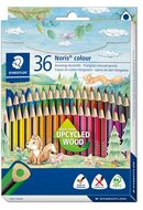 Színes ceruza készlet, háromszögletű, STAEDTLER "Noris Colour 187", 36 különböző szín, (36 db)