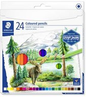 Színes ceruza készlet, hatszögletű, STAEDTLER "146 C", 24 különböző szín, (24 db)