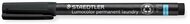 Textil jelölő alkoholos marker, 0,6 mm, kúpos, STAEDTLER "Lumocolor® laundry 319 LM", fekete