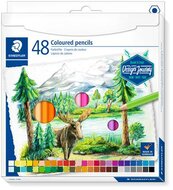 Színes ceruza készlet, hatszögletű, STAEDTLER "146C", 48 különböző szín, (48 db)