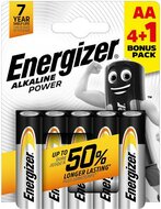 Elem, AA ceruza, 4+1 db, ENERGIZER "Alkaline Power", (5 db)