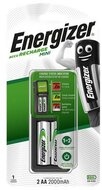 Elemtöltő, AA ceruza/AAA mikro, 2x2000mAh, ENERGIZER "Mini"