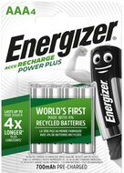 Tölthető elem, AAA mikro, 4x700 mAh, ENERGIZER "Power Plus", (4 db)