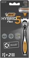 Férfi borotva BIC "HYBRID 5" + 2 betéttel, (3 db)