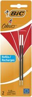 Golyóstollbetét, 0,32 mm, BIC "4 Colours" piros, (2 db)