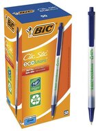 Golyóstoll, 0,32 mm, nyomógombos, BIC "Clic Stic ecolutions", kék
