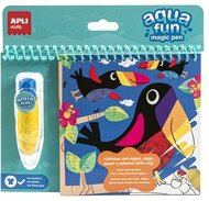 Színezőfüzet, vízbázisú, APLI Kids "Aqua Fun", dzsungel