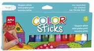 Tempera kréta készlet, APLI Kids "Color Sticks", 12 különböző szín, (12 db)