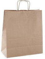 Ajándéktasak, 25x11x31 cm, APLI, barna, (50 db)
