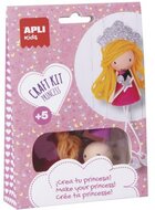 Bábukészítő készlet, APLI Kids "Craft Kit", hercegnő
