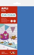 Moosgumi, 200x300 mm, APLI Kids "Eva Sheets", vegyes színek, (10 ív)