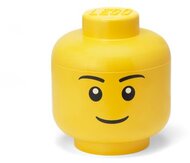 Tárolódoboz, fej, nagy, LEGO, Boy