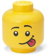 Tárolódoboz, fej, kicsi, LEGO, Silly