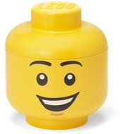 Tárolódoboz, fej, kicsi, LEGO, Happy Boy