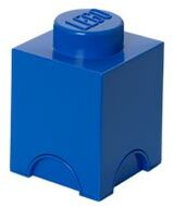 Tárolódoboz, szögletes, LEGO, kék