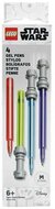 Zseléstoll készlet, 0,7 mm, fénykard, LEGO "Star Wars", 4 különböző szín, (4 db)