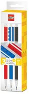 Zseléstoll készlet, 0,7 mm, kupakos, LEGO, 3 különböző szín, (3 db)