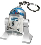 Kulcstartó, LED világítással, LEGO "Star Wars R2D2"