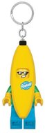 Kulcstartó, LED világítással, LEGO "Banana Guy"
