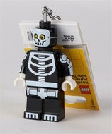 Kulcstartó, LED világítással, LEGO "Skeleton Guy"