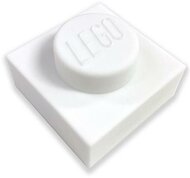 Éjszakai fény, LEGO "Iconic 1x1 plate", fehér