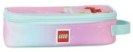Tolltartó, szögletes, cipzáras, LEGO "Iconic Sparkle", rózsaszín-mintás