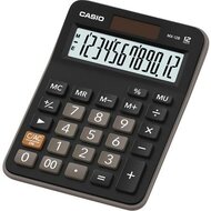 Számológép, asztali, 12 számjegy, CASIO "MX 12B", fekete
