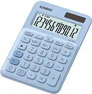 Számológép, asztali, 12 számjegy, CASIO, "MS 20 UC", világoskék