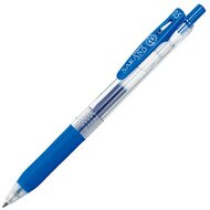 Zseléstoll, 0,33 mm, nyomógombos, ZEBRA "Sarasa Clip", kobalt kék